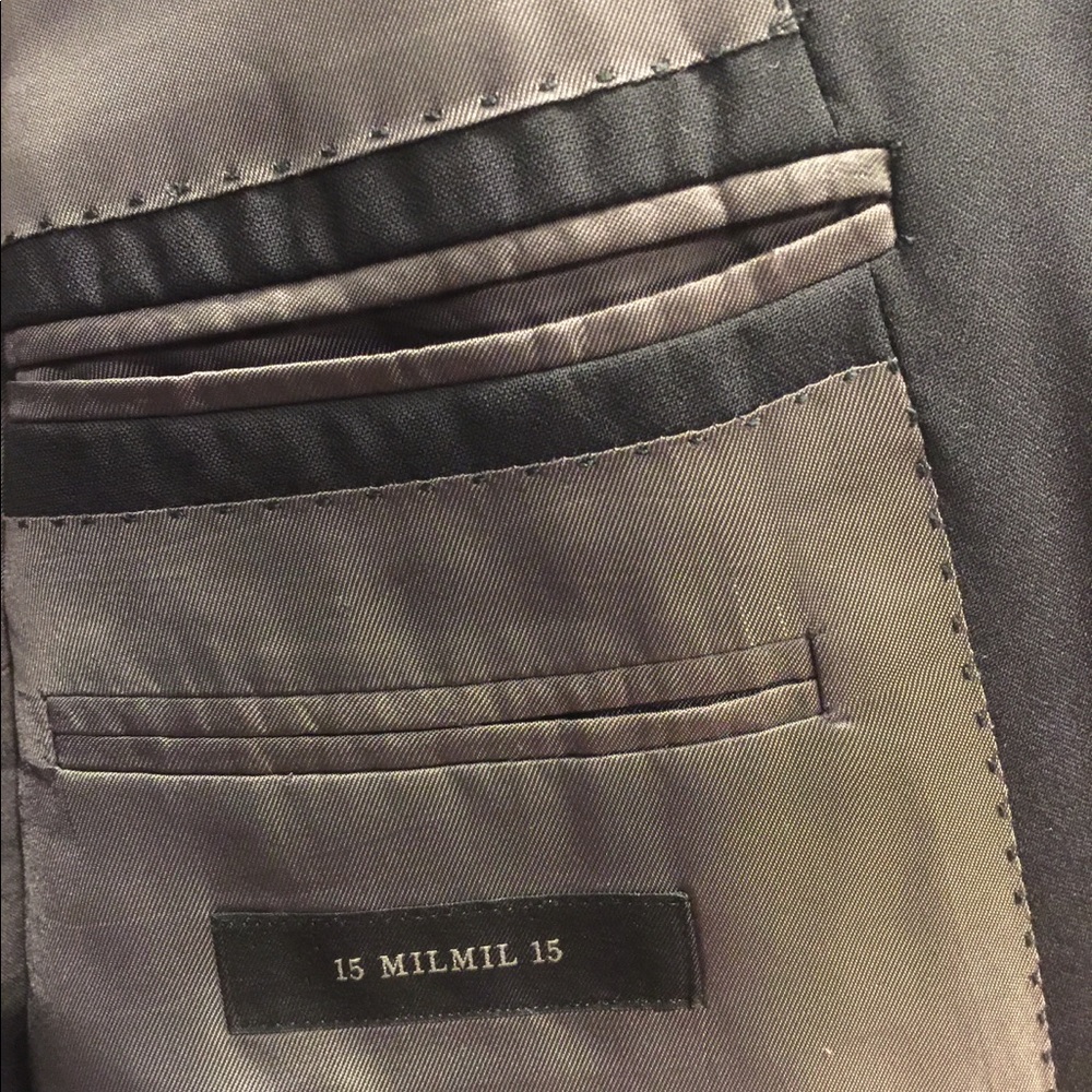 Ermenegildo Zegna Black Blazer 44R Like New FINAL DROP - Picture 7 of 8